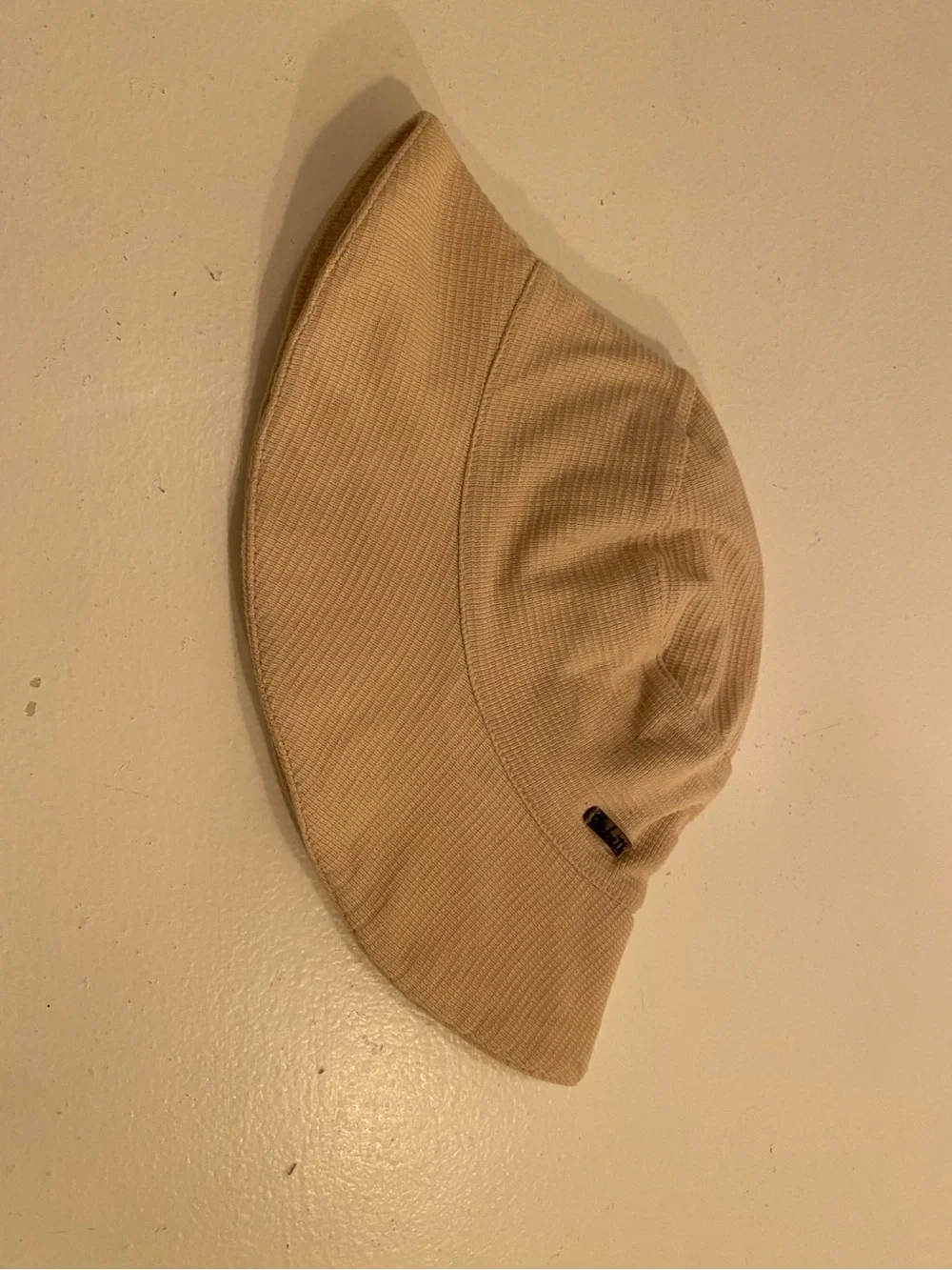 Kids Beige Textured Bucket Sun Hat Neutral Summer Hat